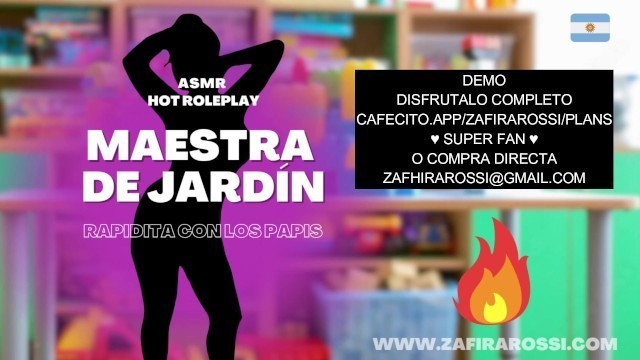 [ASMR HOT ROLEPLAY] L La Maestra De no Puede Evitar Hacer Pasar Al Al Salón De Juegos DEMO