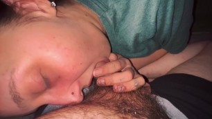 Slut Blew me until I Busted down her Throat????