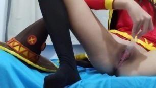 Megumin Safada Mostrando Tudo e Se Masturbando