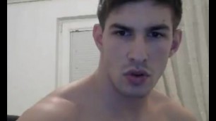 Handsome Bi Stud Jerking on Cam