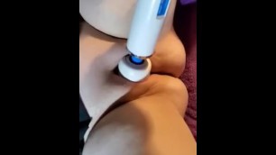 Being made to Cum with my Magic Wand