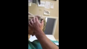 Hot Blonde Nurse Sucks Big Cock