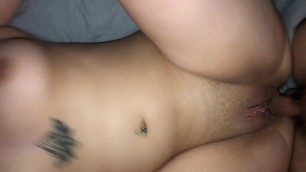 Cumming all over my Moaning Girlfriend