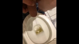 Big Teen Dick Empties Bladder