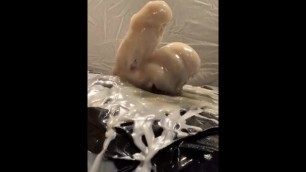 Encasing my Cock and Balls in Hot Wax