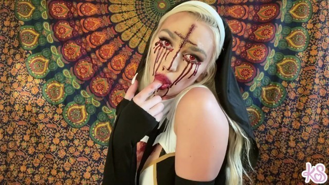 DEMON GIRL FUCKS HERSELF