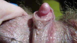 Extreme Close up on my Erected Clitoris after Orgasm