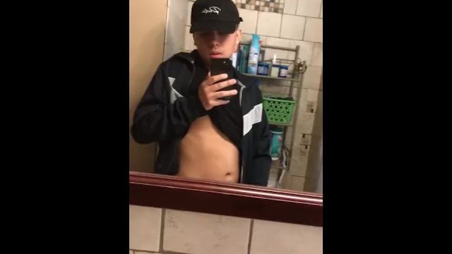 19 Year old Latino Jerking off Session