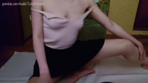 ASMR EAR ORGAMS Teen Shows off Body