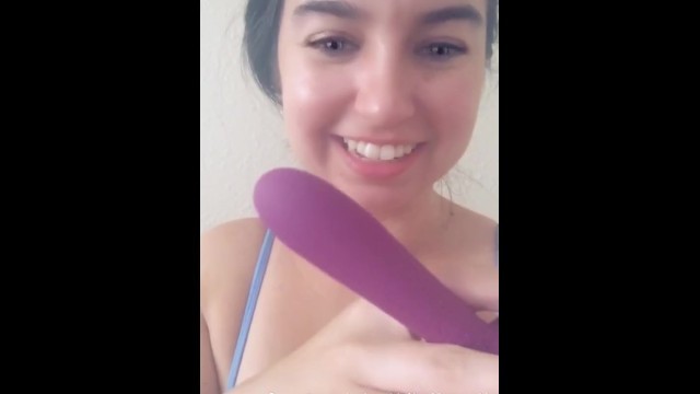 XXXcitedBrunette - Butt Plug Unbox Snapchat Clip