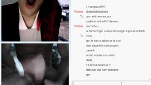 Amazing cumshot of big cock for italian omegle girl red hair chatrandom