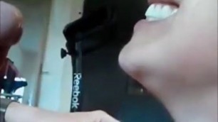 aunty sucking big cock