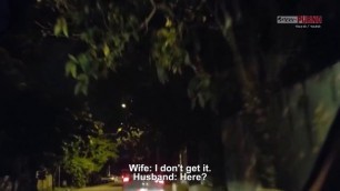 Dogging - Naughty Wife Fucking by strangers in the park in front of cuckold - English subtitles - Sexxx-Porno