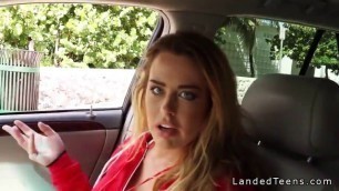 Busty lifegurad teen fucking in car pov