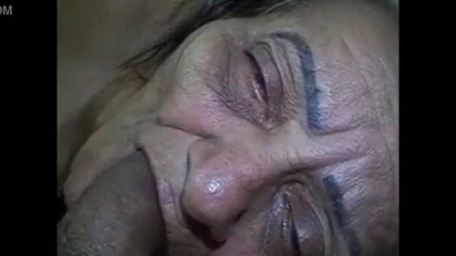 cumming in granny's mouth