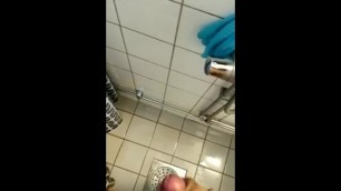 Cumshot in the shower - Snapchat video