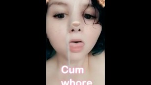 Cum whore snapchat