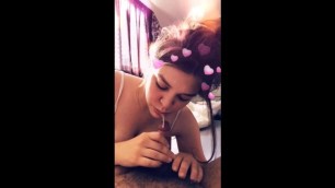 High school BLOWJOB on SNAPCHAT