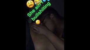 Snapchat Hoe Gobbles Up The Dick, Quick Nut